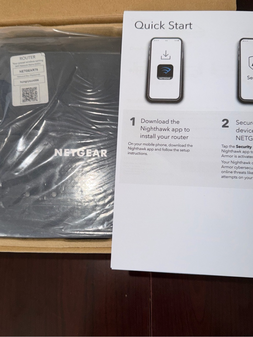 NETGEAR Router AX1800 4 Stream Dual Band 1.8 Gbps Open Box